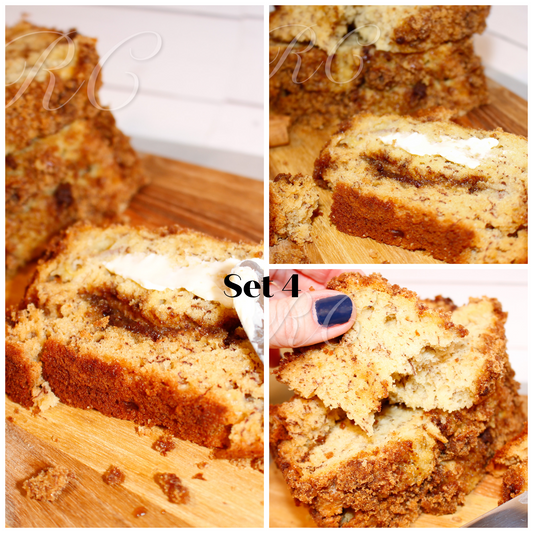 Cinnamon Crunch Swirl Banana Bread / Semi-exclusive / 5 sets / Set 4