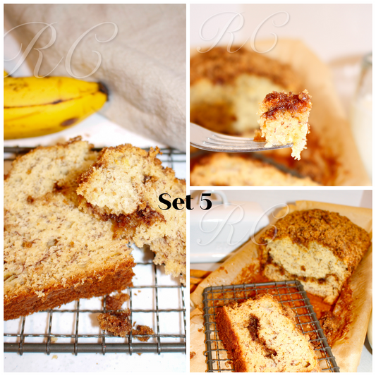 Cinnamon Crunch Swirl Banana Bread / Semi-exclusive / 5 Sets / Set 5