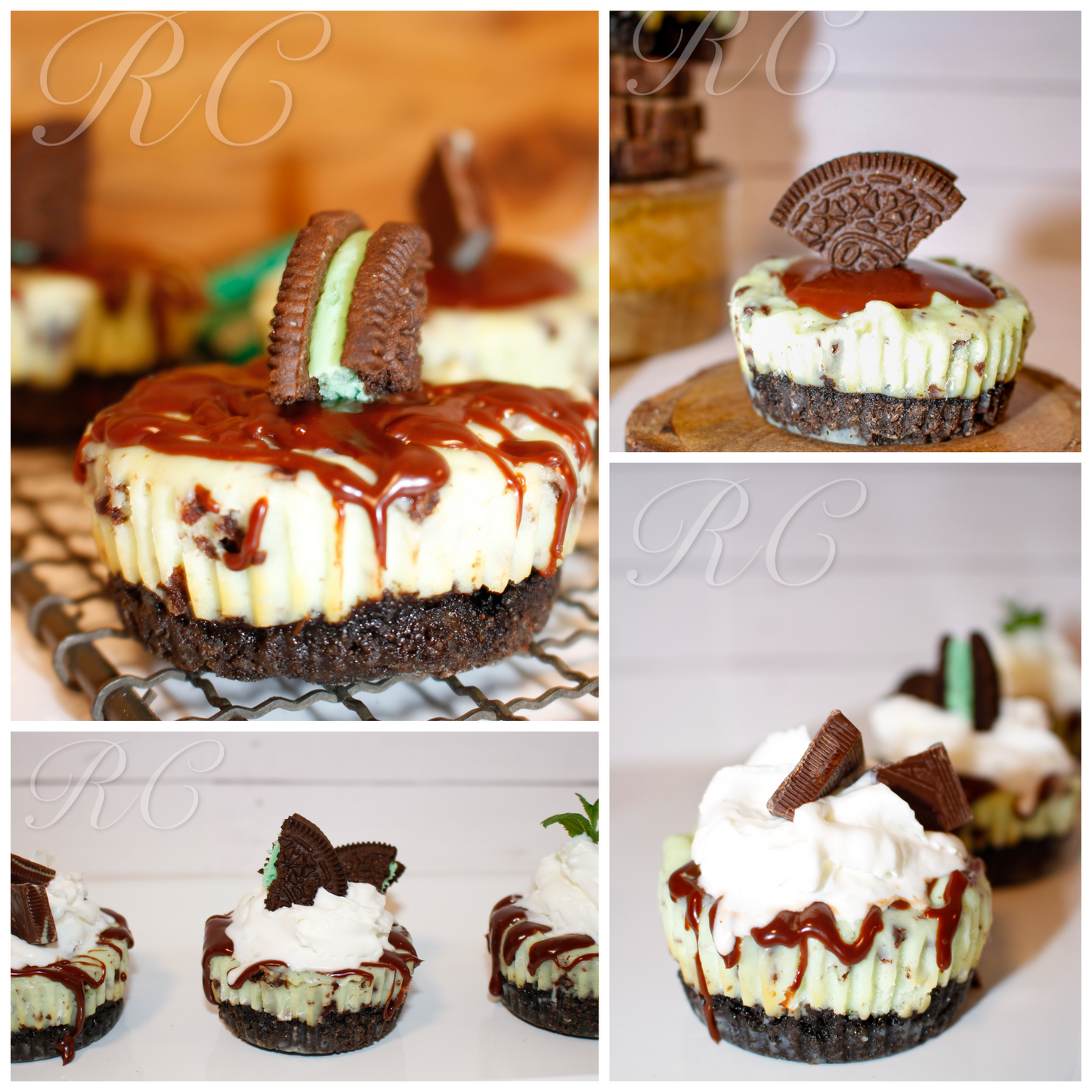 Mini Mint Chocolate Cheesecakes / Exclusive