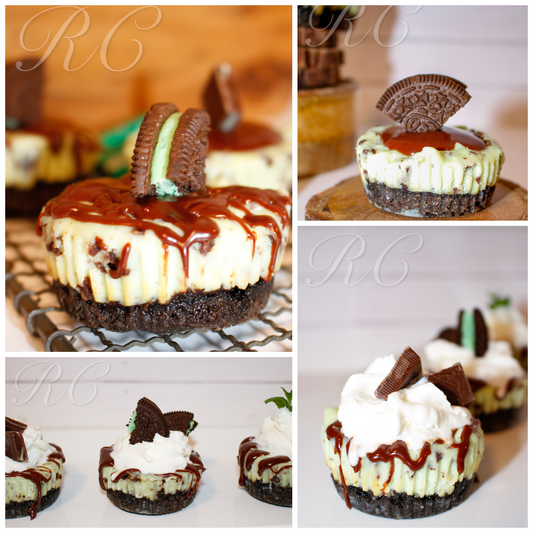 Mini Mint Chocolate Cheesecakes / Exclusive